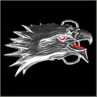 Screaming Eagle w/ Red Belt Buckle