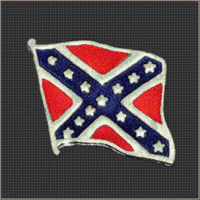 Rebel Flag Snap Head