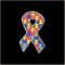 Autism Awareness Ribbon Pin