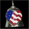 Colored American Heart Gremlin Bell