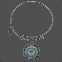 Coast Guard Bangle Bracelet