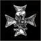 Skull n Crossbones w/ Chopper Cross Pin
