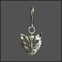 Cool Cat Zipper Pull
