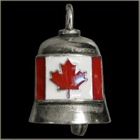 Colored Canadian Flag Gremlin Bell