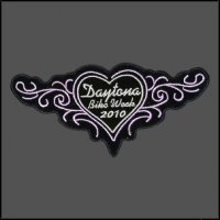Ladies Daytona 2010 Bike Week Patch - Pink