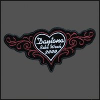 Ladies Daytona 2009 Bike Week Patch - Pink