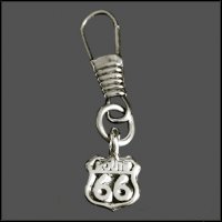 Route 66 Zipper Pull