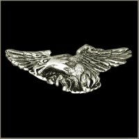 3-D Hunting Eagle Lapel Pin