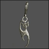 Slick Cat Zipper Pull