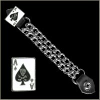 Ace of Spades Skull Vest Extender