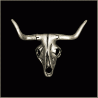 Steer Skull Pin