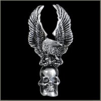 Upwing Eagle w/ Skull Pin