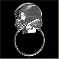 Half Skull Sunglass Holder Pin