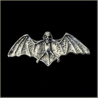 Bat Skull Pin
