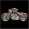 Red Colored Motorcycle Pin