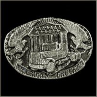 American Trucker Pin