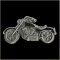 Black Colored Motorcycle Pin