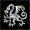 Chinese Dragon Biker Pin