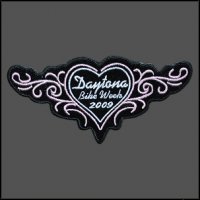 Ladies Daytona 2009 Bike Week Patch - Pink