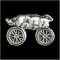 Hog on Wheels Biker Pin - Small