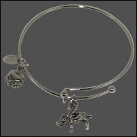 Flying Pig Bangle Bracelet
