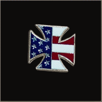 Chopper US Flag Pin