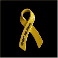 Support Our Troop Ribbon Pin