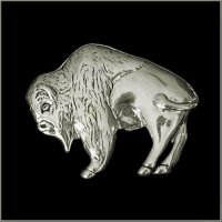 Large Buffalo Pin