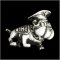 USMC Bulldog Biker Pin