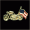 Large Motorcycle Pin
