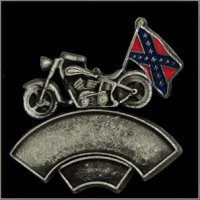 Double Line MC Rebel Flag Event Pin