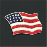 American Flag Snap Head