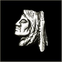 Indian Head Biker Pin