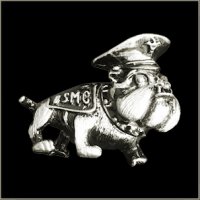 USMC Bulldog Biker Pin