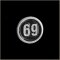 69 Biker Pin