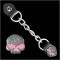 Ladies Half Skull Vest Extender w/ Pink