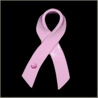 Breast Cancer Awareness Pink Ribbon Pin