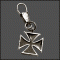 Chopper Cross Zipper Pull