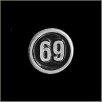 69 Biker Pin
