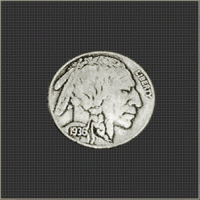 Indian Head Nickel Snap Head
