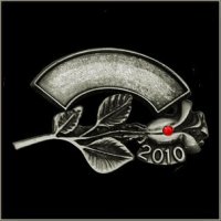 Double Line Rose Event Pin