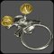 Skull n Crossbones Sunglass Holder Pin