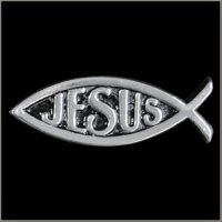 Ichthus Jesus Pin