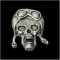 Aviator Skull Pin