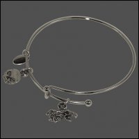 Screaming Eagle Bangle Bracelet