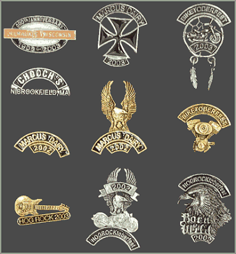 Custom Biker Event Pins