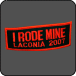 I RODE MINE - Laconia Bikeweek Patch