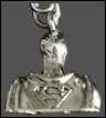 Superman Zipper Pull - Reverse